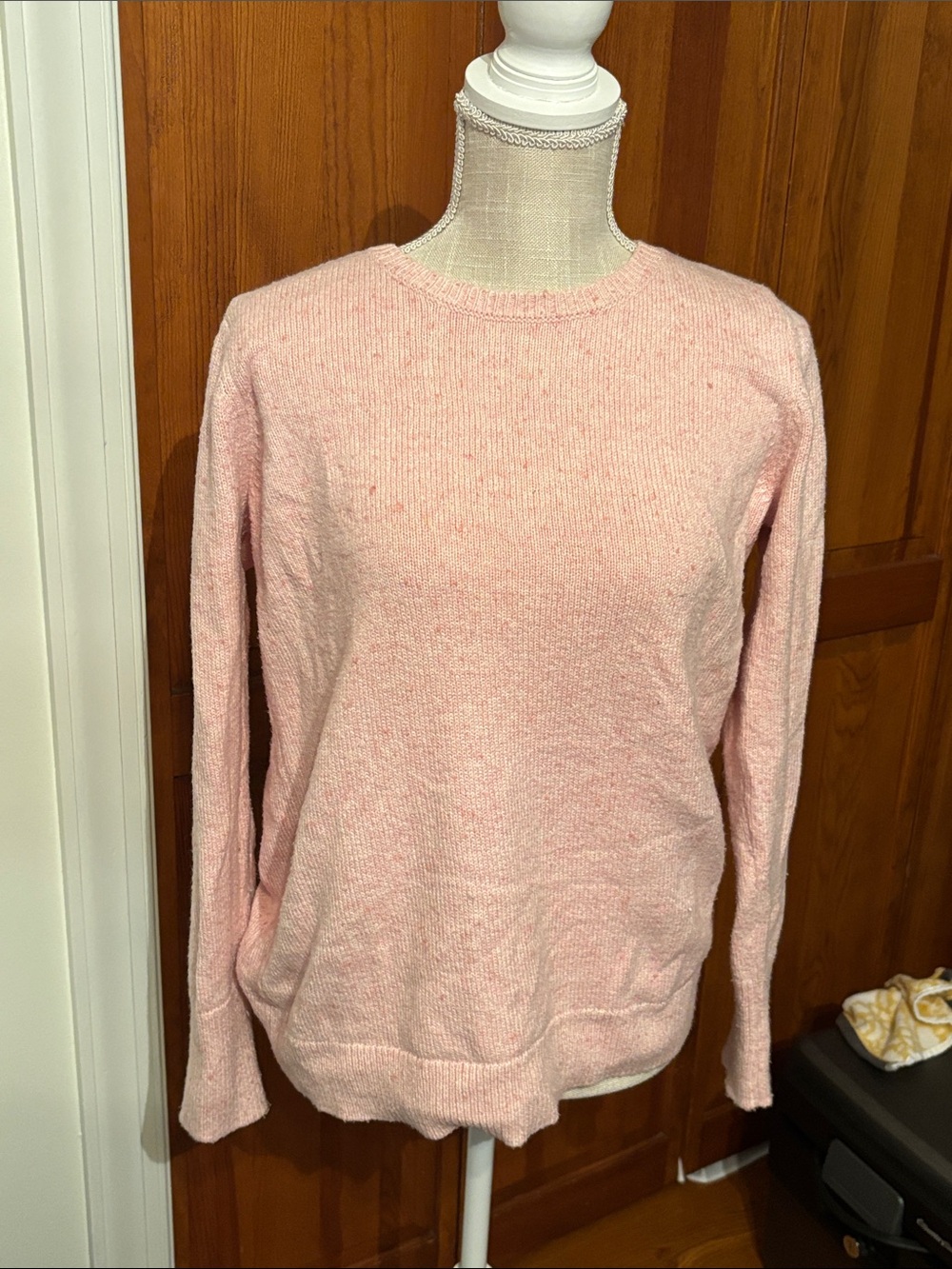 LOFT Soft Pink Crewneck Sweater